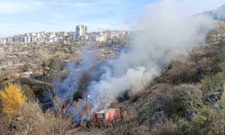 Ankara'da çöp yangını kontrol altına alındı