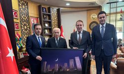 Ödüllü Fotoğraf Bahçeli’ye Takdim Edildi