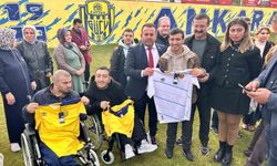 MKE Ankaragücü, antrenmanını özel çocuklarla paylaştı