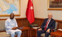Bakan Güler, Gana'nın Ankara Büyükelçisi Nasiru-Deen'i kabul etti