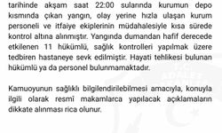 Hendek Kadın Açık Ceza İnfaz Kurumu'nda yangın: 11 hükümlü hafif yaralı