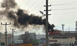 Ankara'da fabrika yangını