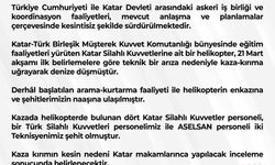 Katar'da askeri helikopter kazası: 3 Türk personel şehit