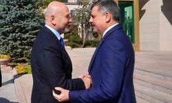 Süleyman Soylu'dan İçişleri Bakanı Çiftçi'ye 'hayırlı olsun' ziyareti