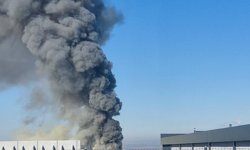 Ankara'da bir fabrikada yangın çıktı