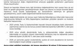 Çalışma ve Sosyal Güvenlik Bakanlığından maaşlarını alamayan maden işçileriyle ilgili açıklama