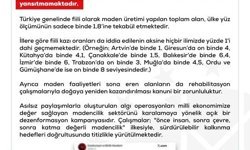 DMM'den Türkiye'deki arazi varlıklarının maden sahası olarak ruhsatlandırıldığı iddialarına yalanlama