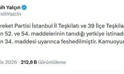 MHP İstanbul İl Teşkilatı ve 39 ilçe teşkilatı birlikte feshedildi