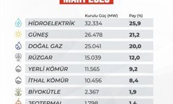 Türkiye'nin elektrik kurulu gücü 125 bin megavatı aştı