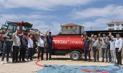 Büyükşehir'den Kırsal Mahallelere angın Söndürme Tankeri