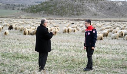 Tarım ve Orman Bakanı Yumaklı’dan Polatlı’da Tiftik Keçisi Üreticilerine Ziyaret