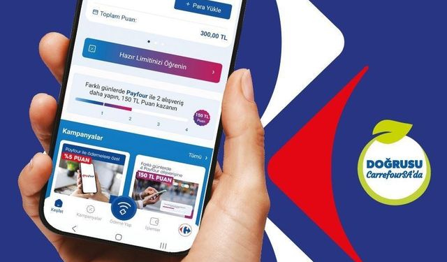CarrefourSA, dijital cüzdan Payfour'u kullanıma sundu