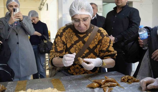 İtalyan Erasmus öğrencileri Gümüşhane'de pestil-köme ustası oldu