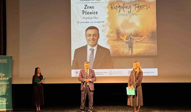 Karadağ'da Türk filmi etkinliği: 'Buğday Tanesi' Podgoritsa'da gösterildi