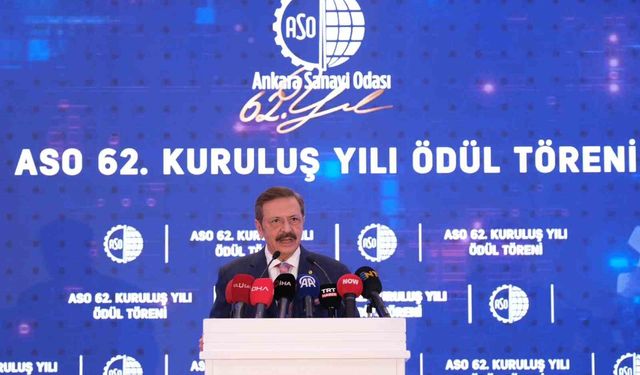 TOBB Başkanı Hisarcıklıoğlu: 'ASO, hayata geçirdiği projelerle çalışmalarla Ankara'nın marka değerini arttırıyor'