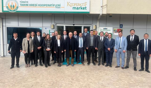 Tarım Kredi Genel Müdürü Aydın’dan Polatlı ve Yeşilhisar Kooperatiflerine Ziyaret