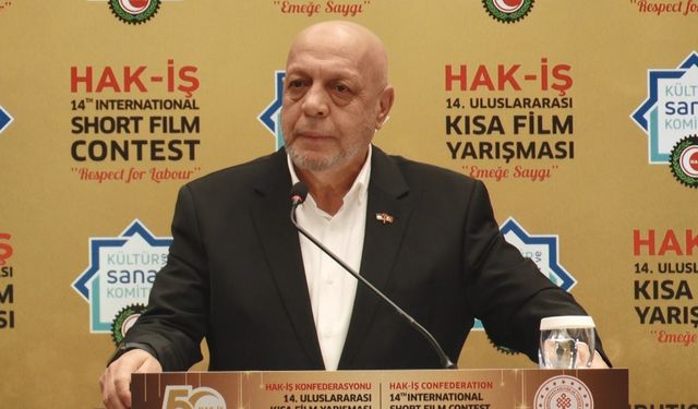HAK-İŞ Başkanı Arslan: 'Setlerde yatıp kalkmak zorunda kalan insanların temel pek çok haklarından mahrum bırakılması bizi üzüyor'