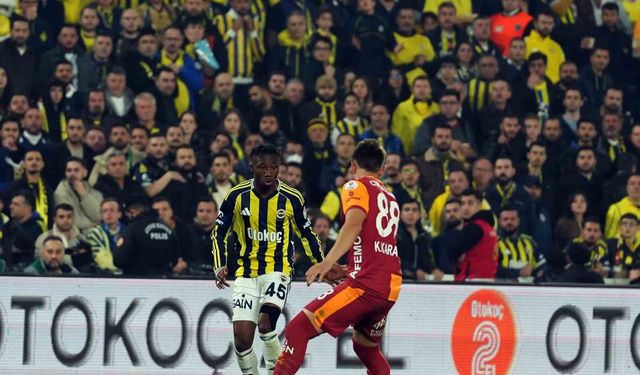 Trendyol Süper Lig: Fenerbahçe: 1 - Galatasaray: 1 (Maç sonucu)
