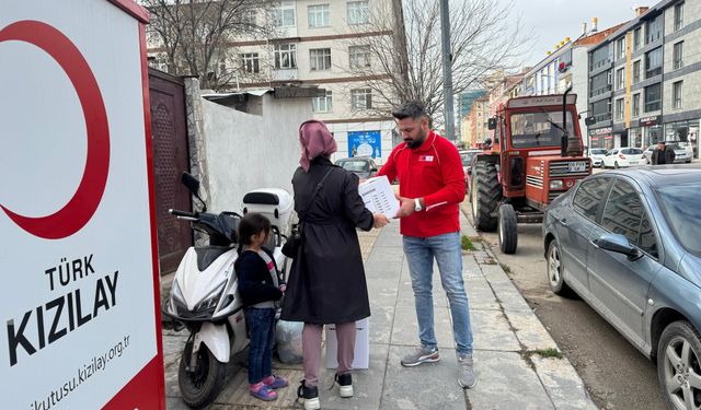 Türk Kızılay Polatlı Şubesi İhtiyaç Sahibi Ailelere Destek Elini Uzattı