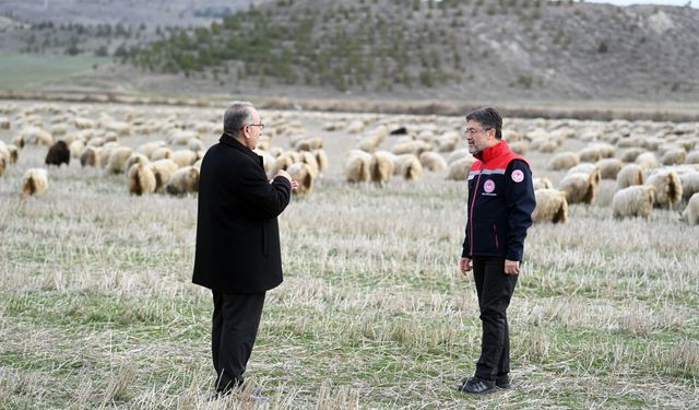 Tarım ve Orman Bakanı Yumaklı’dan Polatlı’da Tiftik Keçisi Üreticilerine Ziyaret