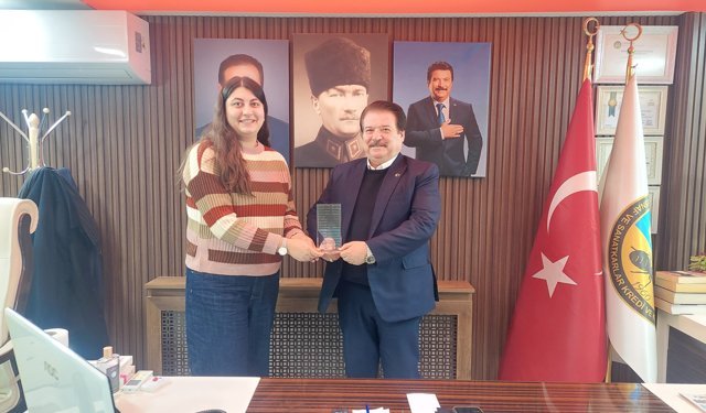 Gordion Haber'den Esnaf ve Sanatkârlar Kredi ve Kefalet Kooperatifi Başkanı Ertuğrul Kıymaz’a Ziyaret