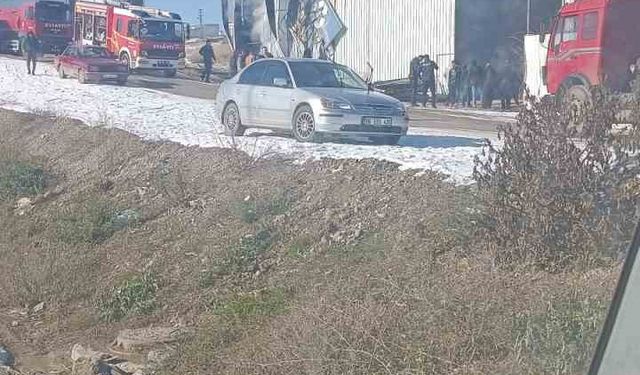 Ankara'da geri dönüşüm fabrikasında yangın