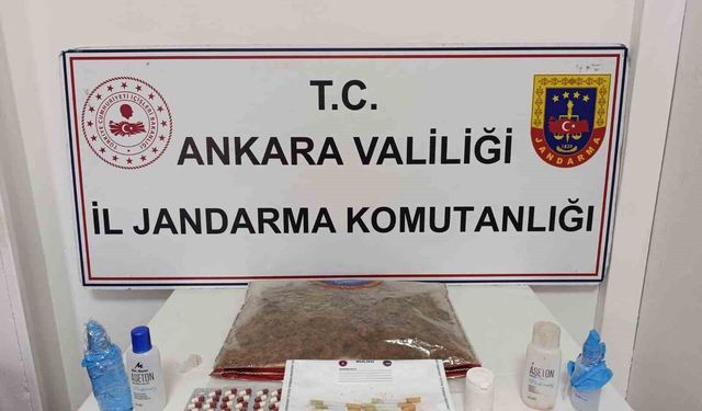 Ankara'da uyuşturucu operasyonu: 1 gözaltı
