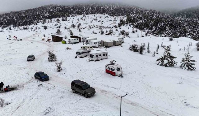 Kış tatilinde alternatif rota: 'Uludağ yerine Işık Dağı'nı seçtiler'