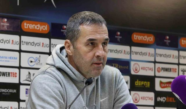 Yalçın Koşukavak: 'Oyunun 30 dakikasında hava şartlarıyla uğraştık'