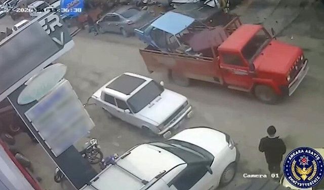 Ankara'da çalıntı araçları presleyerek yok eden 8 şüpheli yakalandı