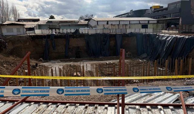 Ankara'da inşaat alanında göçük altında kalan işçi hayatını kaybetti