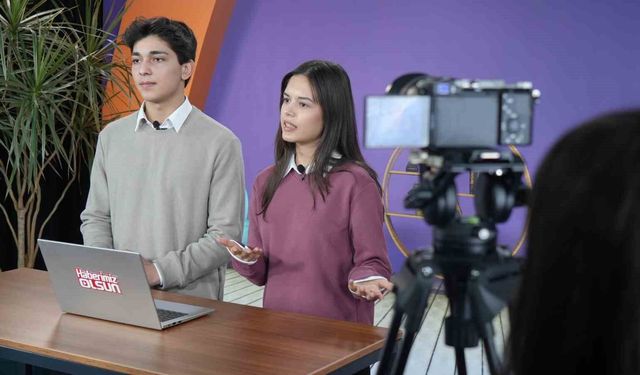 'Haberimiz Olsun Projesi' kapsamında genç öğrenciler ekran karşısına çıkıyor