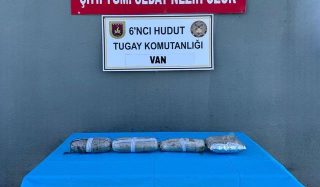 MSB, Van'da yürütülen operasyonlarda 5 kilogram uyuşturucu madde ele geçirildiğini duyurdu