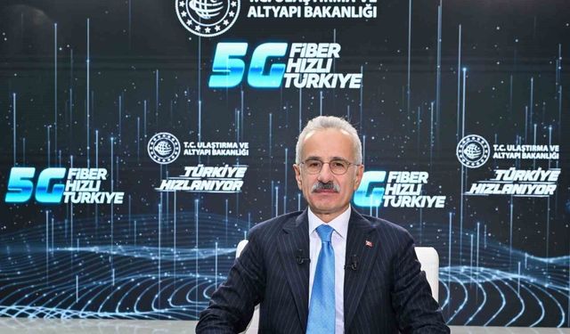 Bakan Uraloğlu: '5G hizmetlerini 2 yıl içerisinde ülkemizin her noktasında hizmete sunmayı hedefliyoruz'