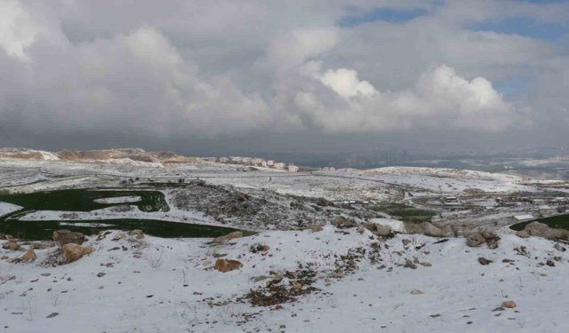 Ankara'da kar manzaraları dronla görüntülendi