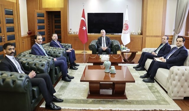 Bakan Bolat, Suudi Arabistan Büyükelçisi Abualnasr'ı kabul etti