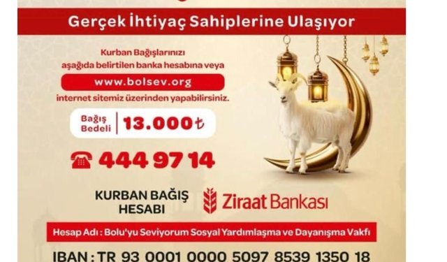 Bolu'da kurban bağışı skandalı; paralar toplandı, tek bir kurban bile kesilmedi iddiası
