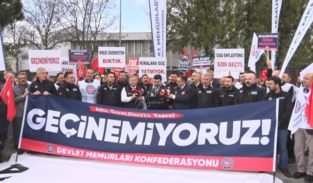Devlet Memurları Konfederasyonu Genel Başkanı Kaya: 'Memurumuz ayın sonunu getirecek maaşlara erişene kadar mücadelemizi sürdüreceğiz'
