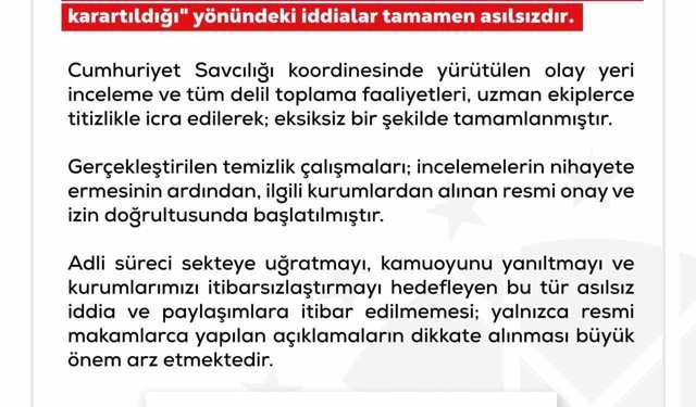 Dezenformasyonla Mücadele Merkezi'nden lisedeki saldırıda 'delillerin karartıldığı' iddiasına yalanlama