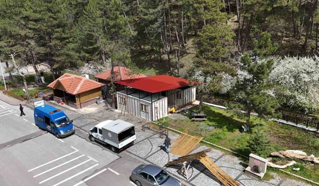 Harabeye dönen Soğuksu Milli Parkı'nda eksikliklerin giderilmesi için çalışmalar sürüyor