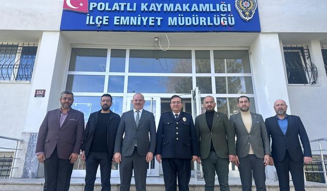 MHP Polatlı İlçe Başkanlığı’ndan Polis Haftası Ziyareti