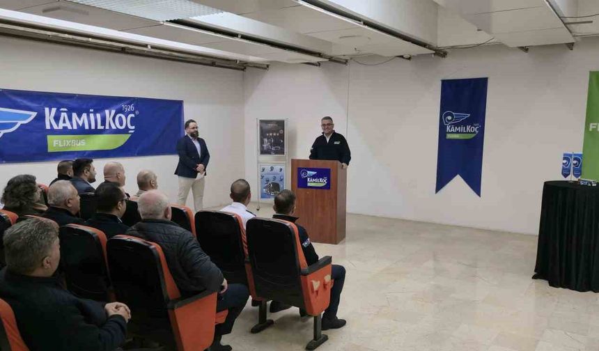 Kâmil Koç, Dünya Şoförler Günü'nü Ankara'da kaptanlarıyla kutladı