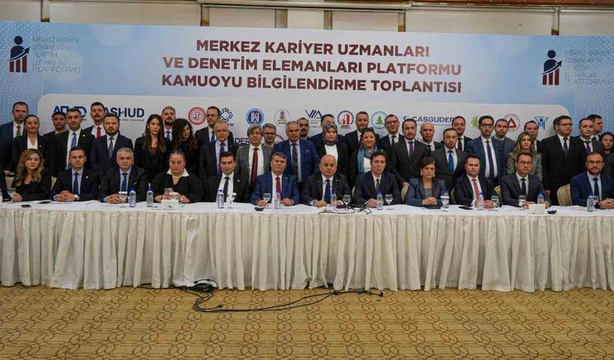 Merkez Kariyer Uzmanları ve Denetim Elemanları Platformu vaatlerin yerine getirilmesini istiyor