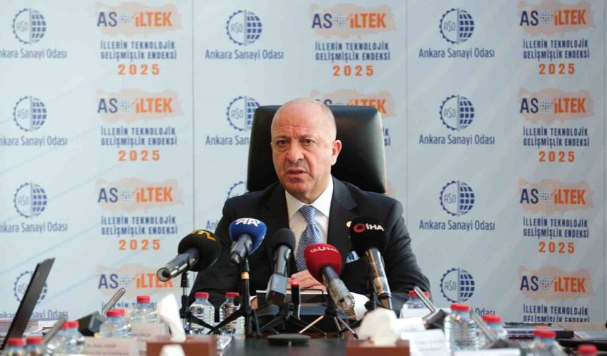 İllerin teknolojik gelişmişlik endeksinde ilk sırada Ankara, ikinci sırada İstanbul yer aldı
