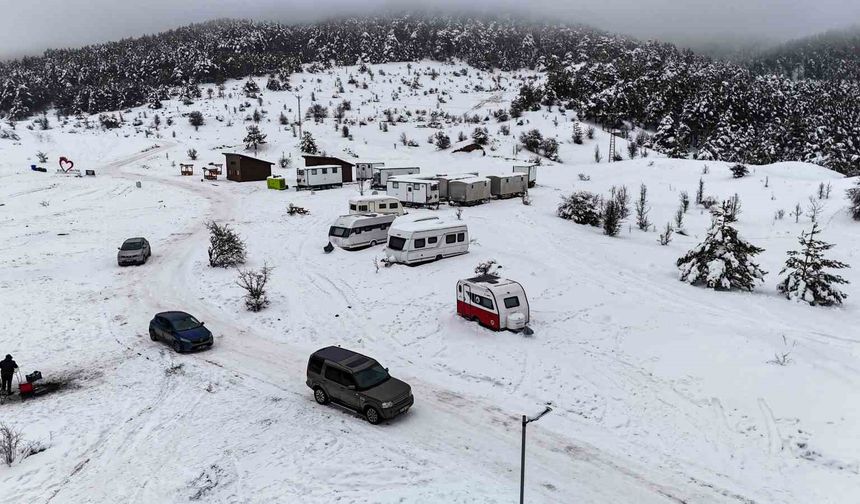 Kış tatilinde alternatif rota: 'Uludağ yerine Işık Dağı'nı seçtiler'
