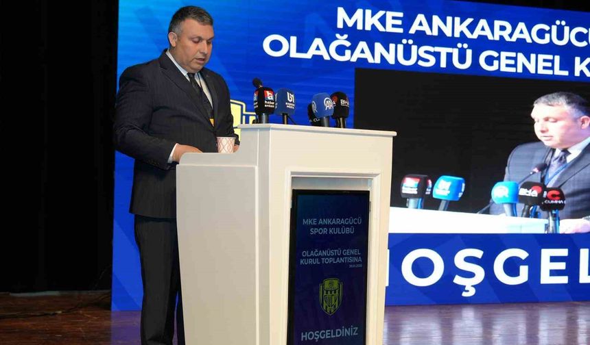 MKE Ankaragücü'nde yeni başkan İlhami Alparslan oldu