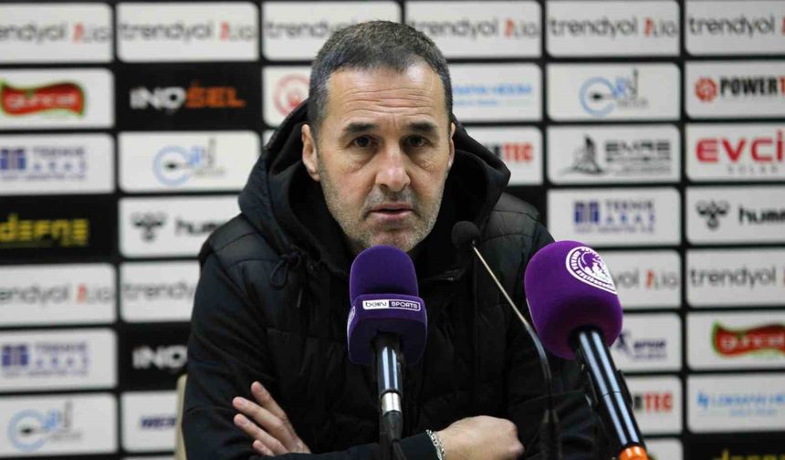 Yalçın Koşukavak: 'Elimizden geldiğince yukarıların takımı olmak için mücadele ediyoruz'