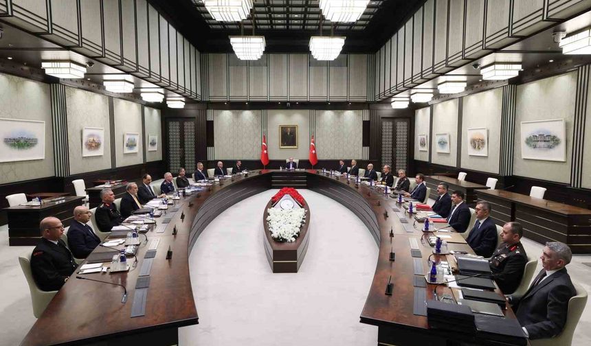 Yılın ilk Milli Güvenlik Kurulu, Cumhurbaşkanı Erdoğan'ın başkanlığında toplandı