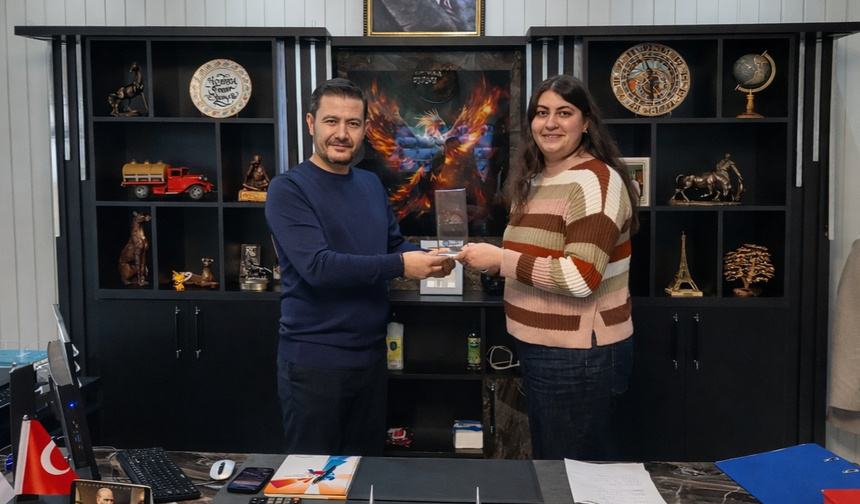 Gordion Haber Ajansı’ndan Genç İş İnsanı Aykut Koyuncu’ya Ziyaret