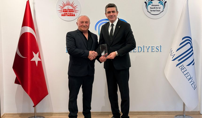 Gordion Haber'den Haymana Belediye Başkanı Levent Koç’a Ziyaret